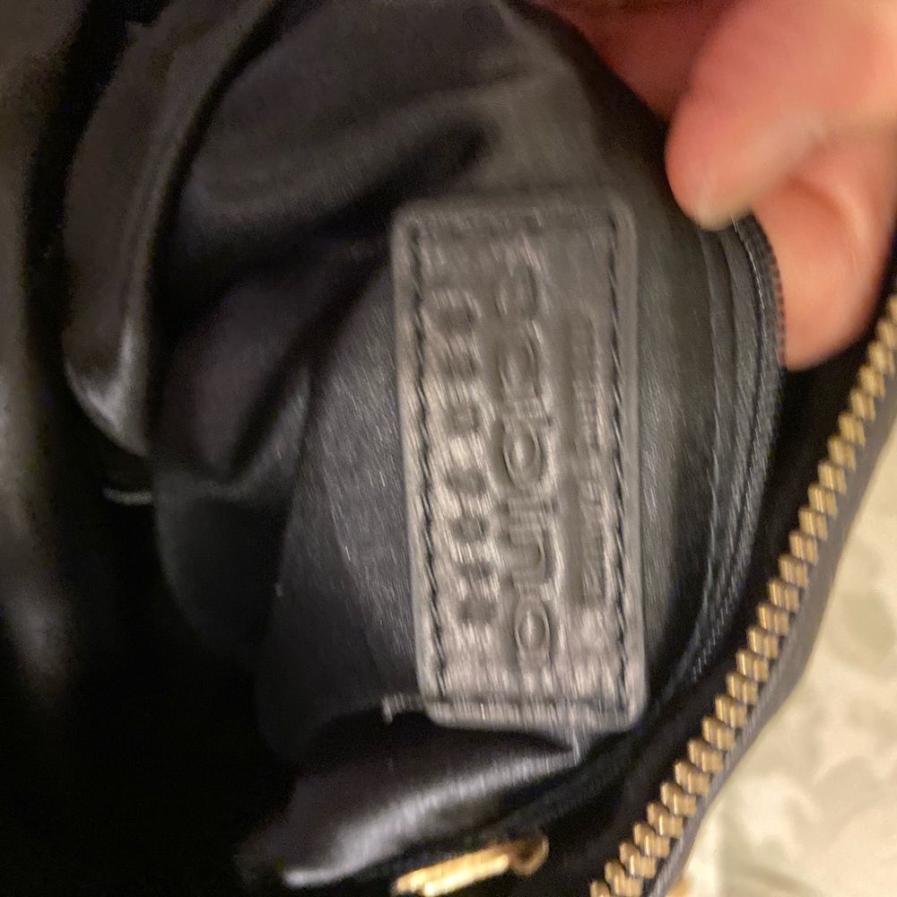Sabina New York Black genuine Leather Crossbody/Messenger Bag NWT - Picture 11 of 16